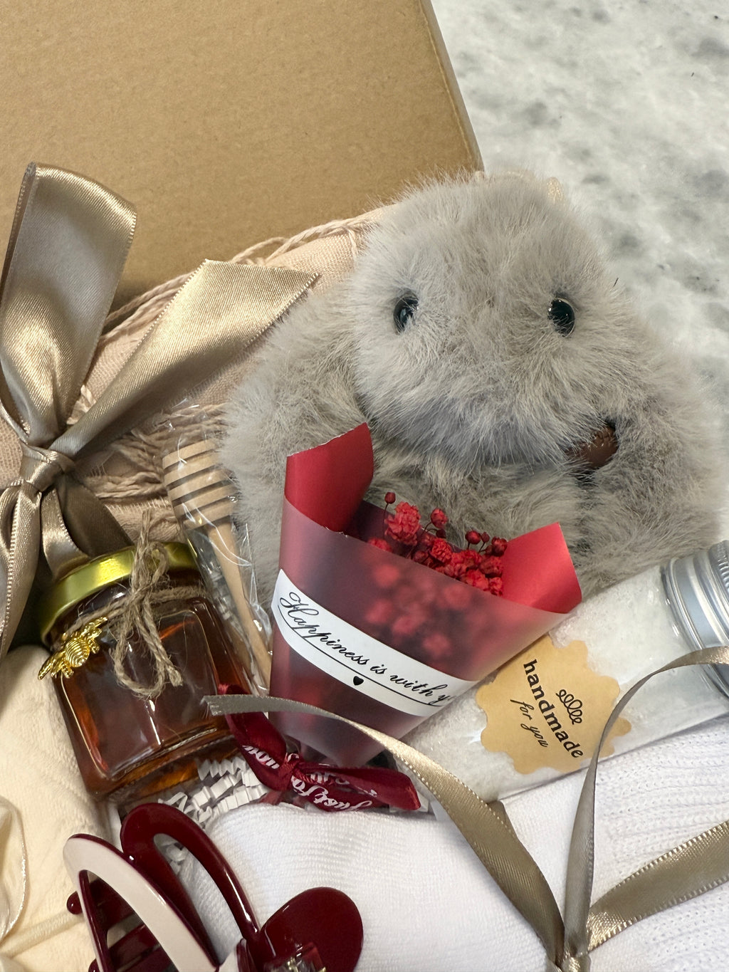 Coffee Cream Elegant Comfort Gift Box - Cozy & Warm Gift For Her, Birthday Gift, Cozy Spa Gigt,Thinking Of You Giift