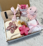 Pink Comfort Gift Box - Cozy & Cute Surprise for Her, Birthday Gift, Get Well Gift, Gift for Women.
