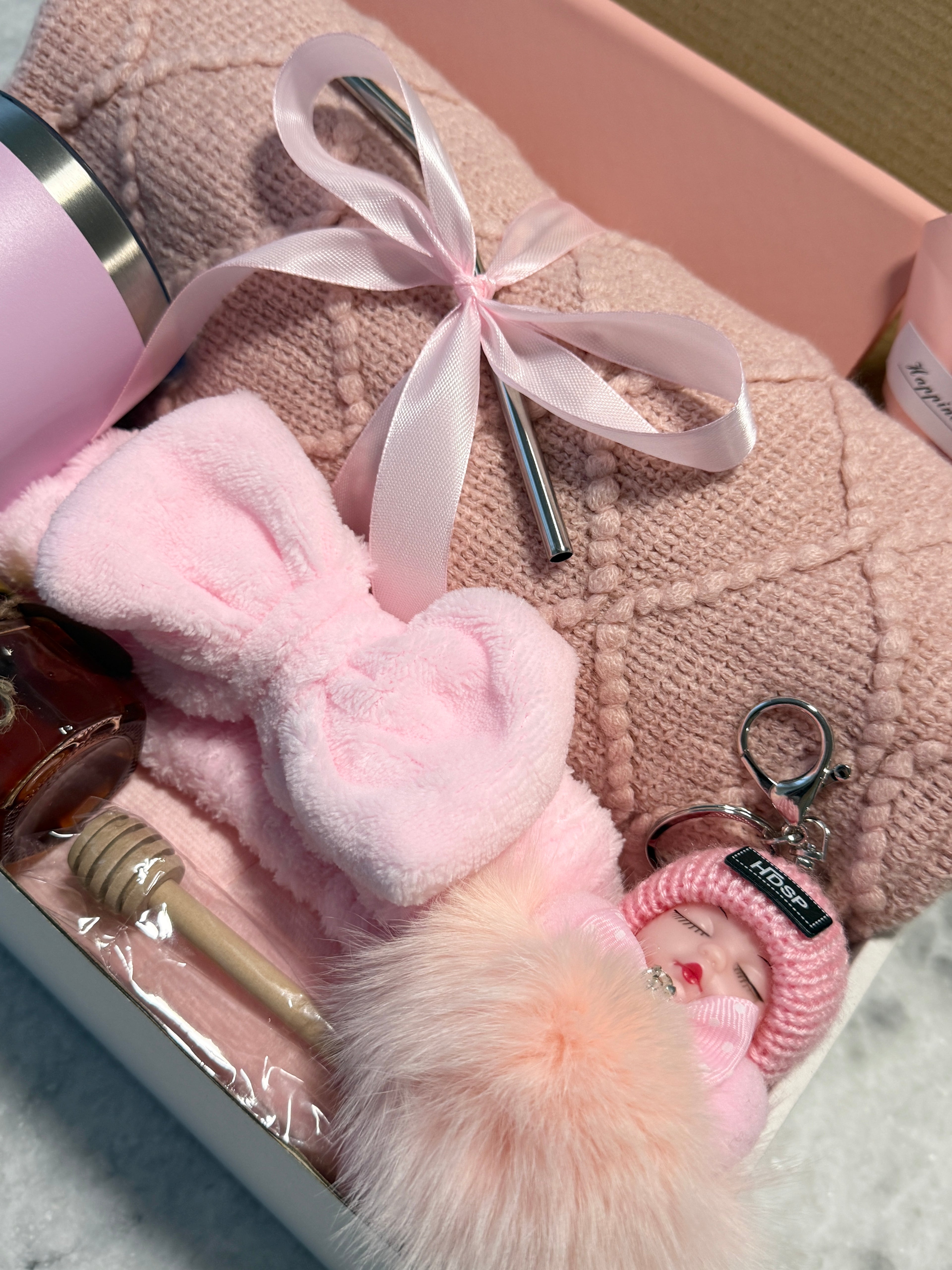 Pink Luxury Comfort gift Box - Warm & Cozy, Thoughtful Gift For Her