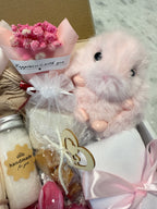 Pink Comfort Gift Box - Cozy & Cute Surprise for Her, Birthday Gift, Get Well Gift, Gift for Women.